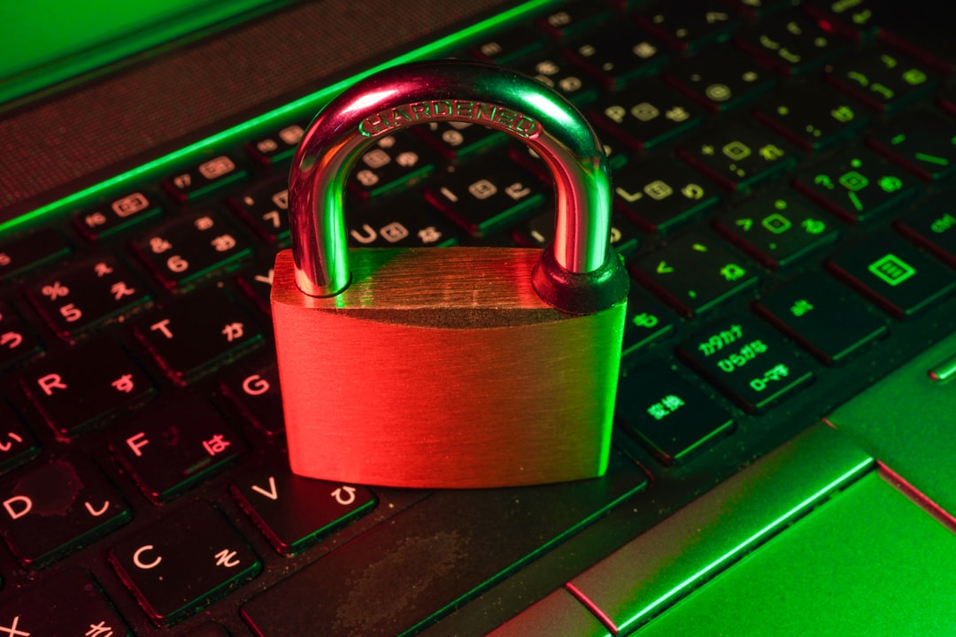 A padlock resting on a keyboard, symbolizing security in online practices.